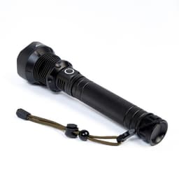 Фонарь ручной аккумуляторный, 6000 мАч, 1500 Лм, 500 м, XHP70, 3 режима, micro USB, zoom, 24.8×6×3