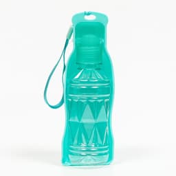 Автопоилка прогулочная с фигурной бутылочкой, 250 мл, пластик, бирюзовая