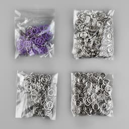 Кнопка рубашечная, открытая, d=9.5 мм, фиолетовая