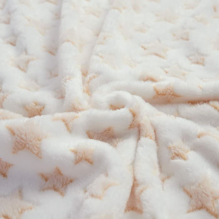 Плед детский с игрушкой, размер 90x120 см, цвет бежевый