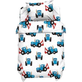 Постельное бельё ясельный «Синий трактор. Любимый малыш», поплин
