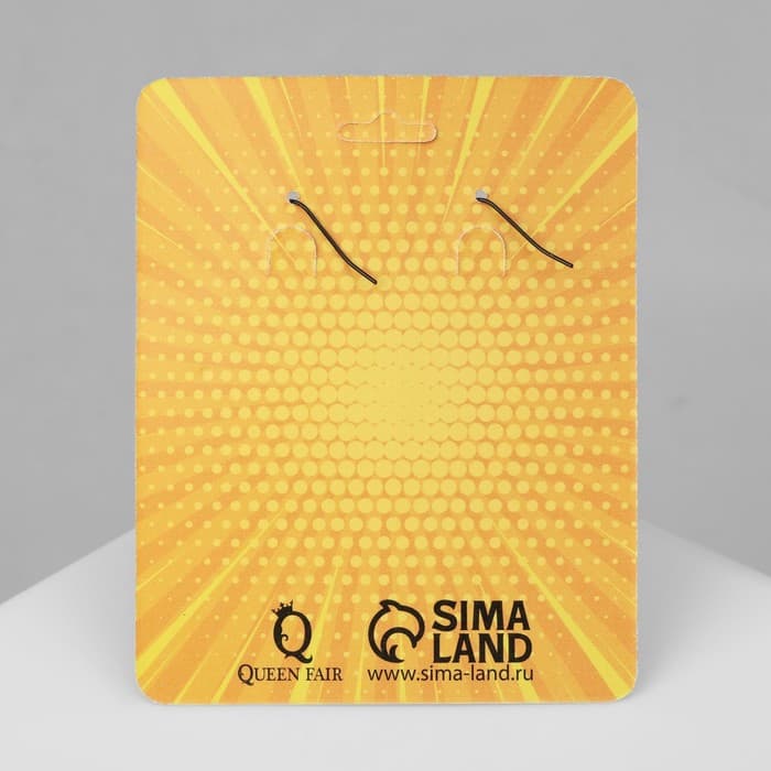 Серьги ассорти «Магнитофон», на цепочках, цвет чёрно-серебряный