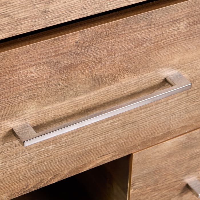 Комплект мебели для ванной комнаты «Прованс 70»: тумба с раковиной, зеркало – шкаф, пенал, цвет дуб тёмный