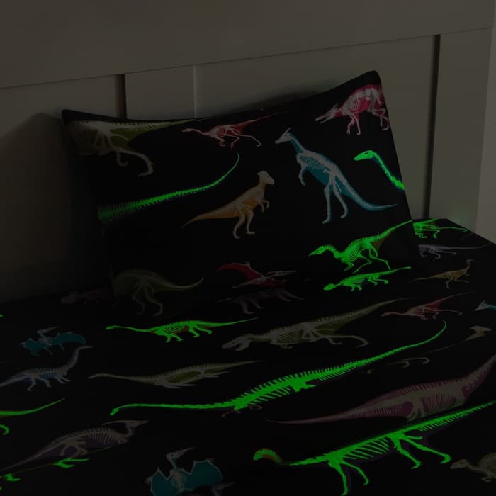 Постельное бельё 1.5-спальное «Этель» Dino skeleton, бязь
