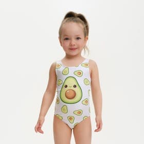 Купальник для девочки слитный KAFTAN «Авокадо», размер 30 (98-104 см)