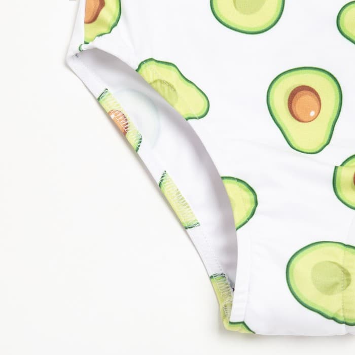 Купальник для девочки слитный KAFTAN «Авокадо», размер 30 (98-104 см)