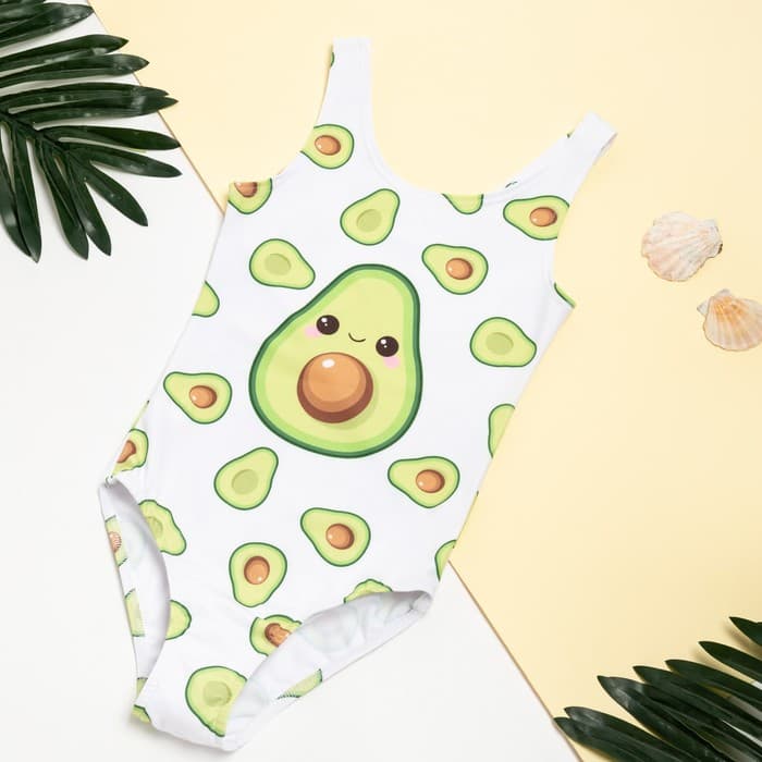 Купальник для девочки слитный KAFTAN «Авокадо», размер 30 (98-104 см)