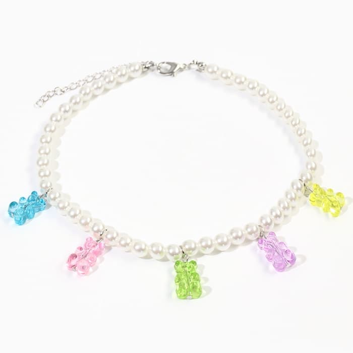 Колье «Желейные мишки» с бусинами, WINX