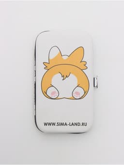Набор маникюрный CORGI, 7 предметов, PVC-чехол, разноцветный