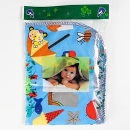 Пеленка на непромокаемой основе, 50×65 см, голубой МИКС