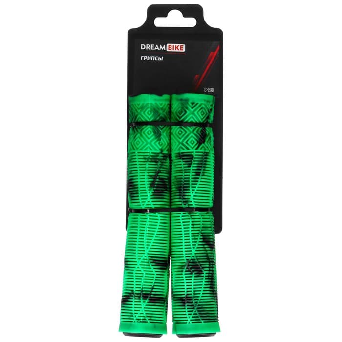 Грипсы Dream Bike, 165 мм, зелёные