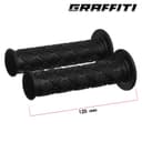 Грипсы 120 мм, Graffiti, посадочный диаметр 22.2 мм, цвет чёрный