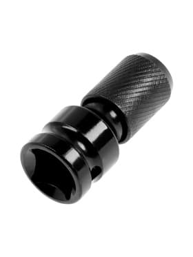 Адаптер для бит ТУНДРА, с квадрата 1/2" на шестигранник 1/4"