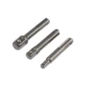 Набор адаптеров для торцевых головок ТУНДРА, SDS-plus, 1/2×75, 3/8 и 1/4" × 65 мм, 3 шт.