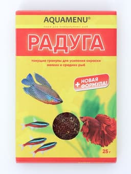 Корм Аква меню «Радуга» для рыб, 25 г