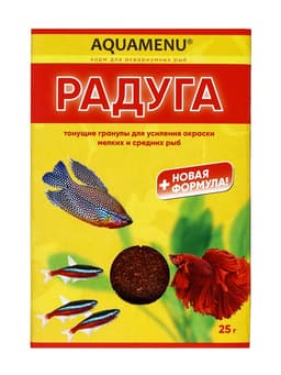 Корм Аква меню «Радуга» для рыб, 25 г