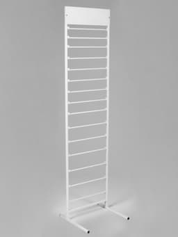 Стойка для лент, тесьмы напольная 50×205, 15 ярусов, белая