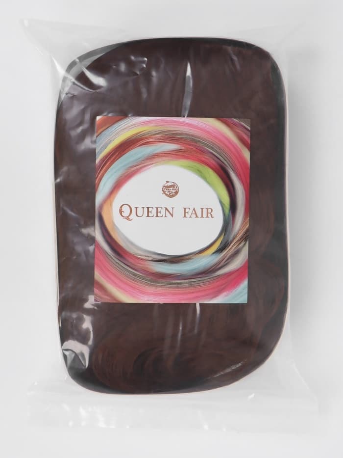 Парик искусственный, имитация кожи, 60 см, 160 г, цвет рыжий