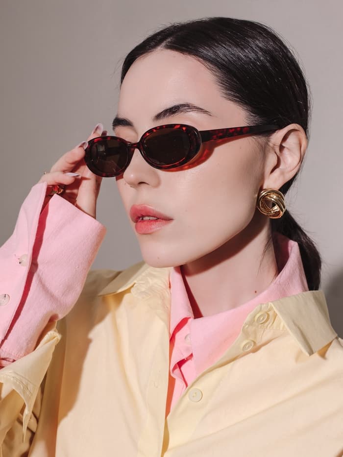 Очки солнцезащитные женские «OneSun. Леопардовый принт», uv 380, дужка 13.6 см, ширина 14.3 см, линза 5.3×3 см