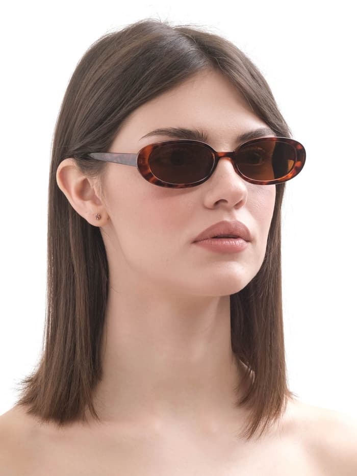 Очки солнцезащитные женские «OneSun. Леопардовый принт», uv 380, дужка 13.6 см, ширина 14.3 см, линза 5.3×3 см