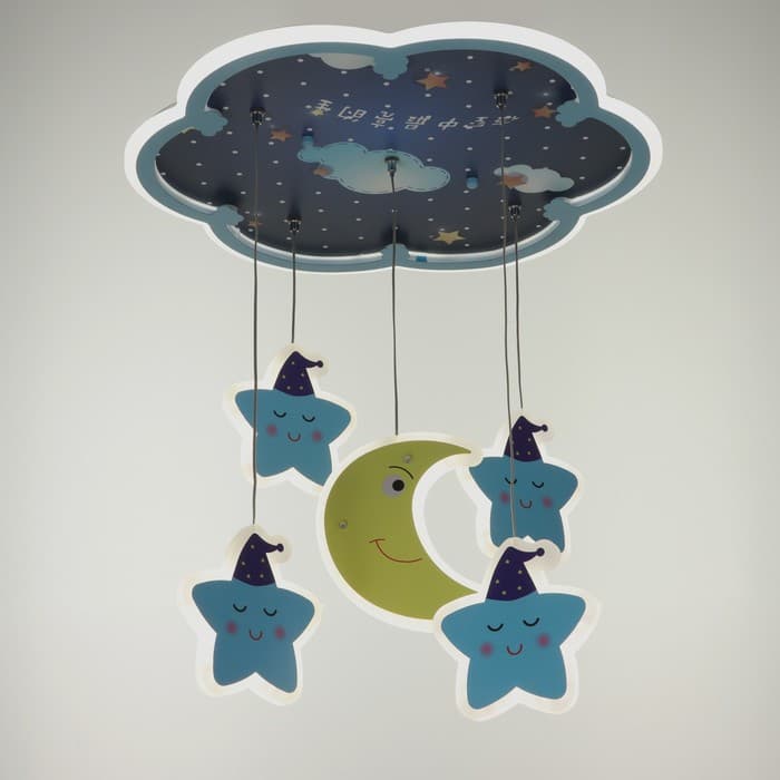 Люстра 2169/6 LED 65 Вт синий 48×48×70 см BayerLux