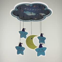 Люстра 2169/6 LED 65 Вт синий 48×48×70 см BayerLux