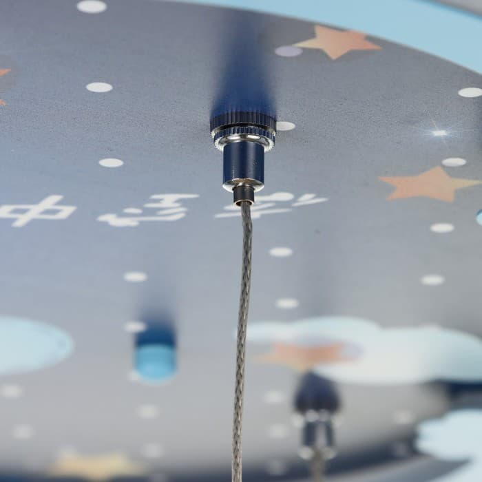 Люстра 2169/6 LED 65 Вт синий 48×48×70 см BayerLux