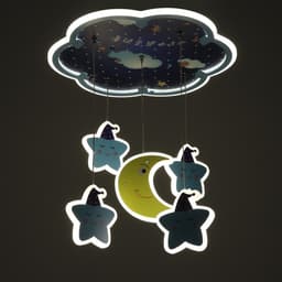 Люстра 2169/6 LED 65 Вт синий 48×48×70 см BayerLux