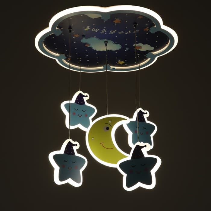 Люстра 2169/6 LED 65 Вт синий 48×48×70 см BayerLux