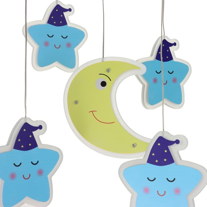 Люстра 2169/6 LED 65 Вт синий 48×48×70 см BayerLux