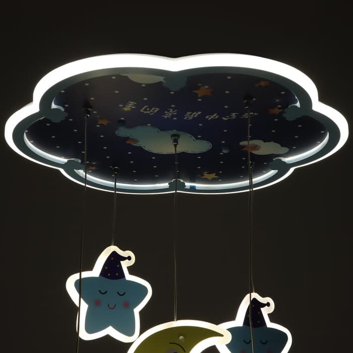 Люстра 2169/6 LED 65 Вт синий 48×48×70 см BayerLux