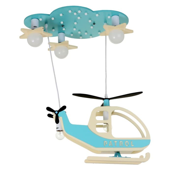 Люстра с подсветкой 2173/5 E27 40 Вт бело-голубой 65×40×70 см BayerLux