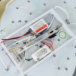 Люстра с подсветкой 2173/5 E27 40 Вт бело-голубой 65×40×70 см BayerLux