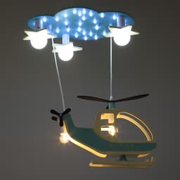 Люстра с подсветкой 2173/5 E27 40 Вт бело-голубой 65×40×70 см BayerLux