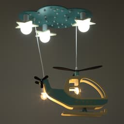 Люстра с подсветкой 2173/5 E27 40 Вт бело-голубой 65×40×70 см BayerLux