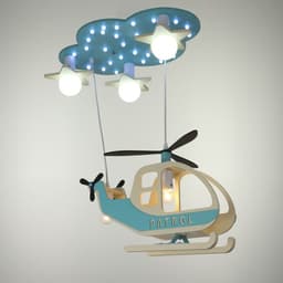 Люстра с подсветкой 2173/5 E27 40 Вт бело-голубой 65×40×70 см BayerLux