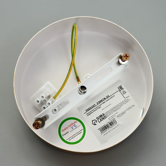 Светильник BayerLux 2175/1 E27 40 Вт золото 21×21×150 см