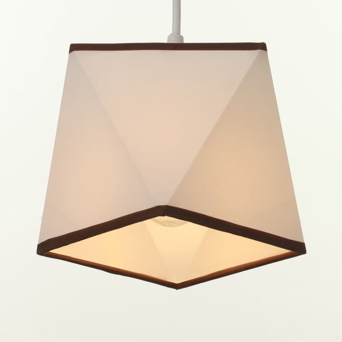 Светильник подвесной BayerLux 2447/1 E27 40 Вт, белый, 12×12×12-112 см