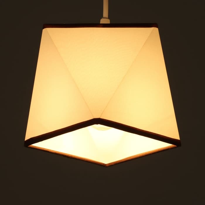 Светильник подвесной BayerLux 2447/1 E27 40 Вт, белый, 12×12×12-112 см