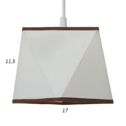 Светильник подвесной BayerLux 2447/1 E27 40 Вт, белый, 12×12×12-112 см