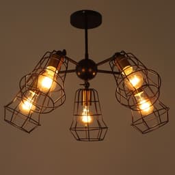 Люстра 2210/5 E27 40 Вт черно-бронзовый 34.4×34.4×68 см BayerLux