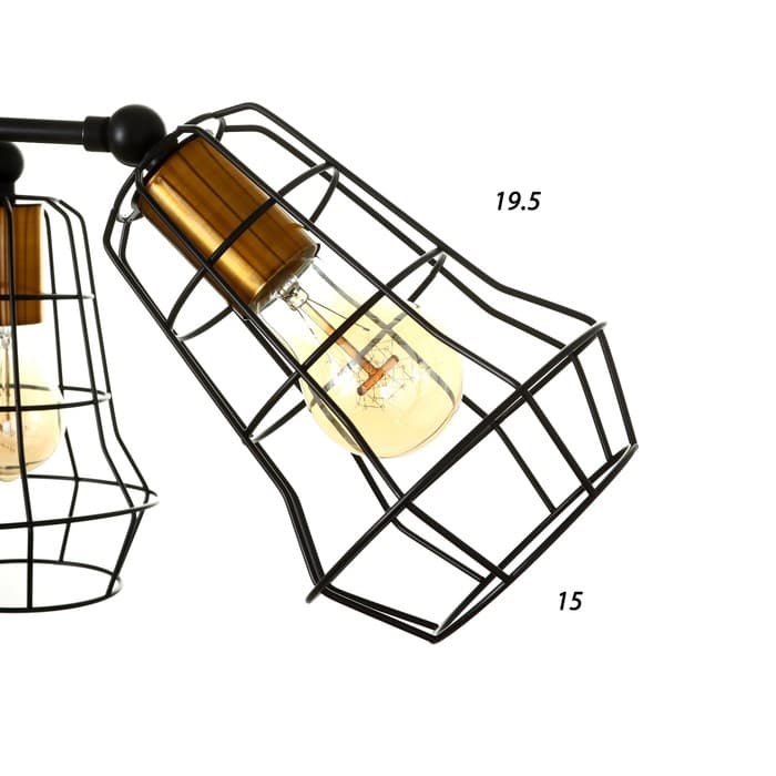 Люстра 2210/5 E27 40 Вт черно-бронзовый 34.4×34.4×68 см BayerLux