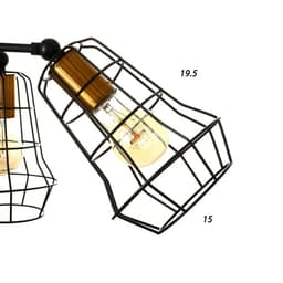 Люстра 2210/5 E27 40 Вт черно-бронзовый 34.4×34.4×68 см BayerLux