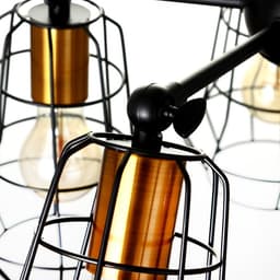 Люстра 2210/5 E27 40 Вт черно-бронзовый 34.4×34.4×68 см BayerLux