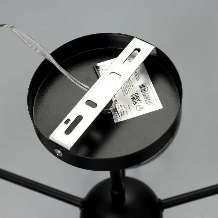 Люстра 2210/5 E27 40 Вт черно-бронзовый 34.4×34.4×68 см BayerLux