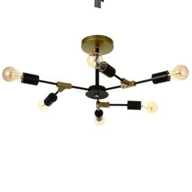 Люстра 2427/6 E27 40 Вт черно-бронзовый 61×61×25.5 см BayerLux