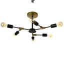 Люстра 2427/6 E27 40 Вт черно-бронзовый 61×61×25.5 см BayerLux