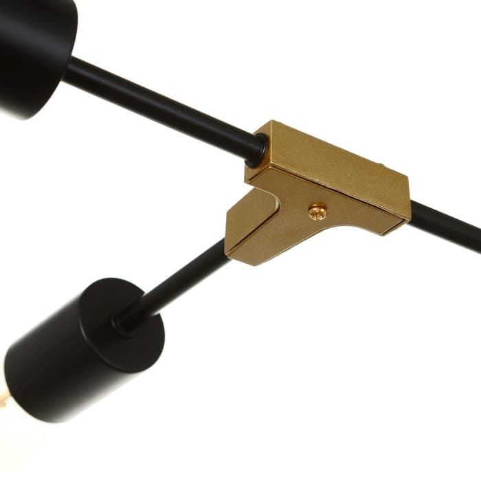 Люстра 2427/6 E27 40 Вт черно-бронзовый 61×61×25.5 см BayerLux