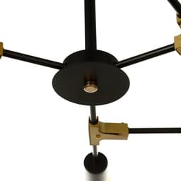 Люстра 2427/6 E27 40 Вт черно-бронзовый 61×61×25.5 см BayerLux