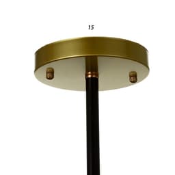 Люстра 2427/6 E27 40 Вт черно-бронзовый 61×61×25.5 см BayerLux